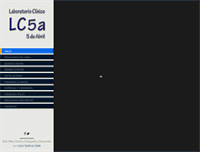 Tablet Screenshot of laboratorio5deabril.cl